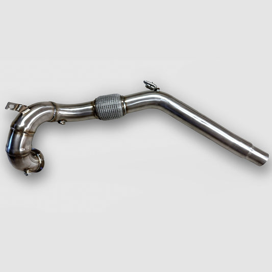2.0T FWD Audi 8V A3 Race Downpipe (Catless & Catted)-1
