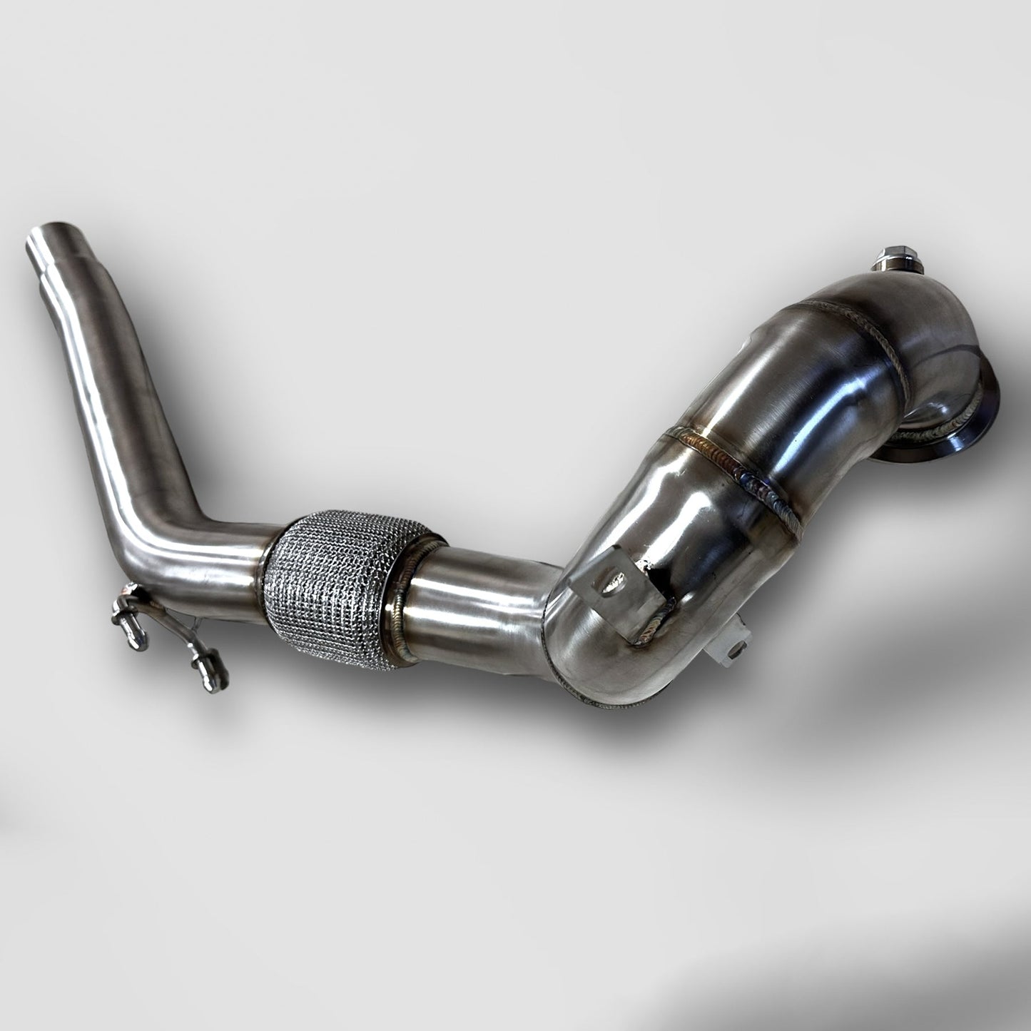 2.0T FWD Audi 8V A3 Race Downpipe (Catless & Catted)-3