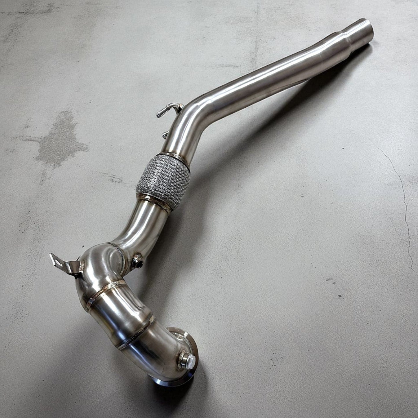 2.0T FWD Audi 8V A3 Race Downpipe (Catless & Catted)-0