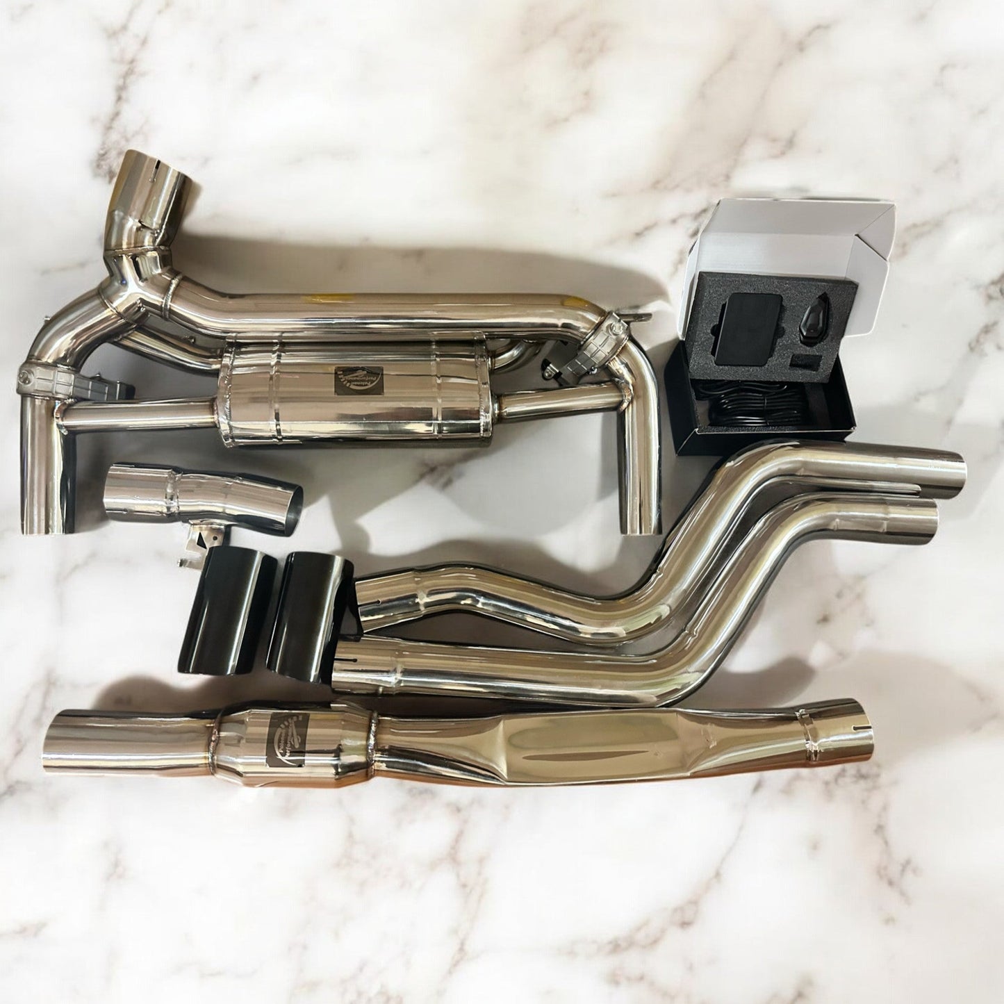 2015-2019 BMW F30 340i B58 Full Valve Performance Exhaust System | Palenon Performance-0