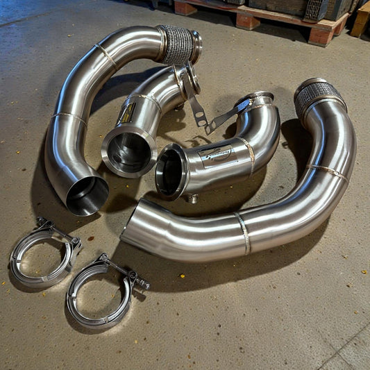 Racing Downpipes For BMW F90 M5 & F91, F92, F93 BMW M8-0