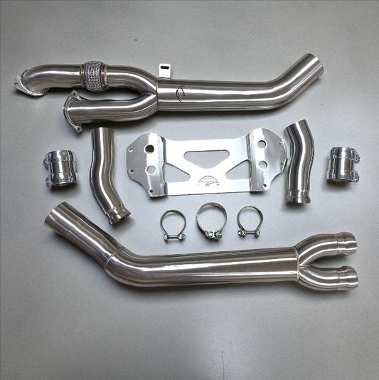 Single Mid Pipe For BMW G80 M3, G83 M4, G82 M4 (S58 Engine)-0